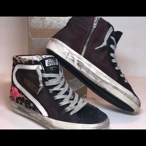 Golden goose slides (hightops)